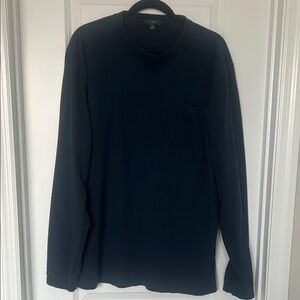 J. Crew Navy Long Sleeve Tee